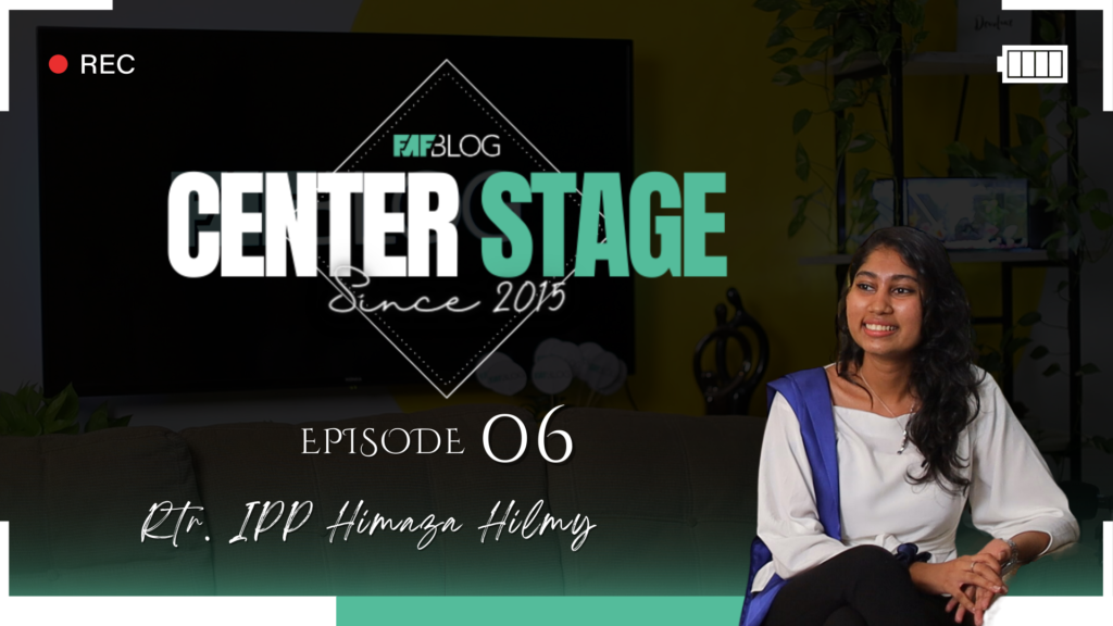 Center Stage – Rtr. IPP Himaza Hilmy