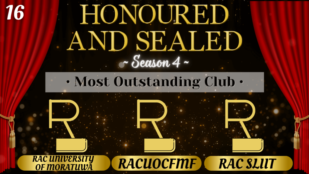 Honoured and Sealed; Season 4 – Most Outstanding Club