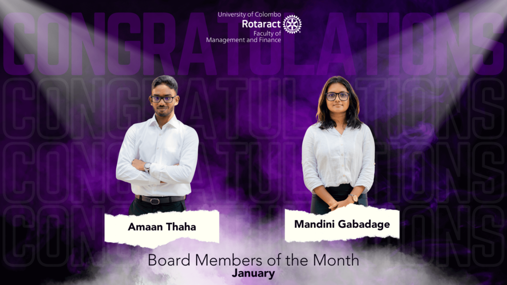 Board Members of the Month – January 2024