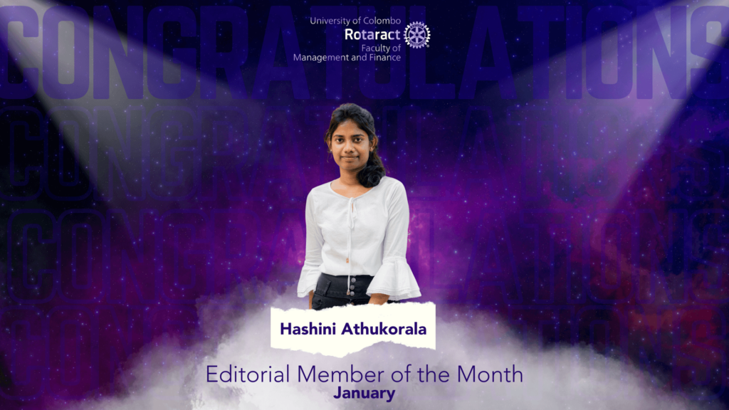 Editorial Member of the Month – January 2024