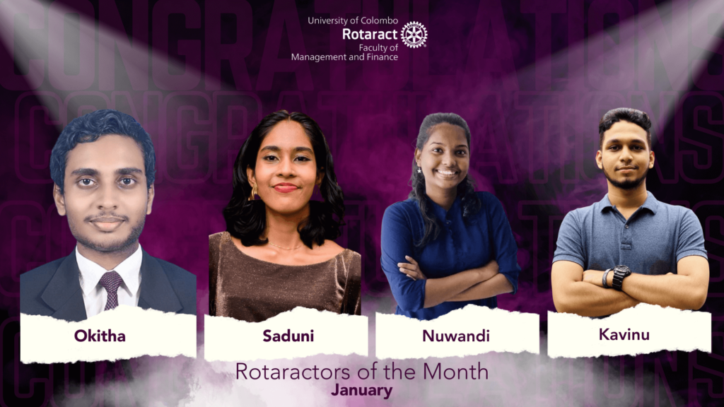 Rotaractors of the Month – January 2024