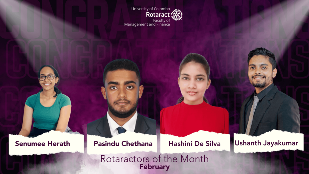 Rotaractors of the Month – February 2024