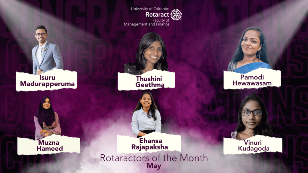 Rotaractors of the Month – May 2024