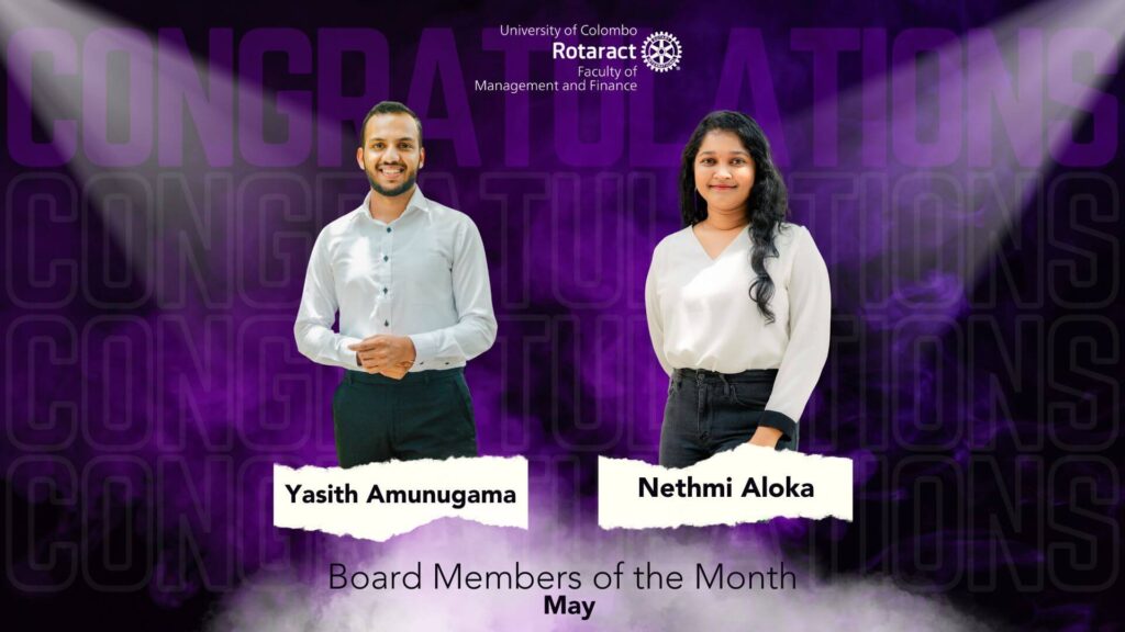 Board Members of the Month – May 2024