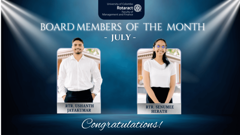 Board Members of the Month – July 2024