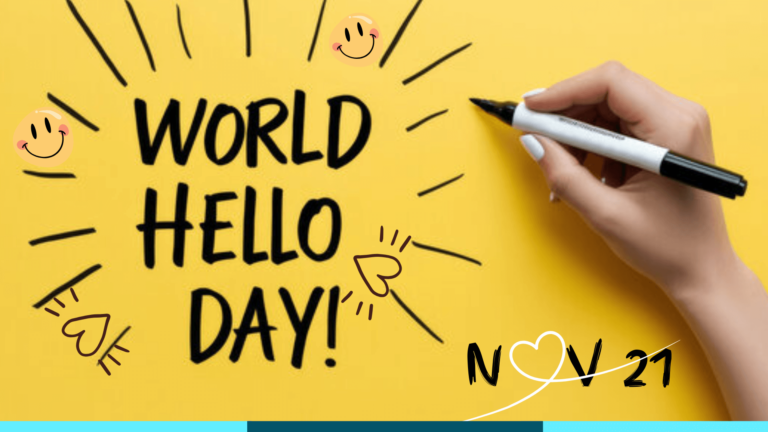 WORLD HELLO DAY!!