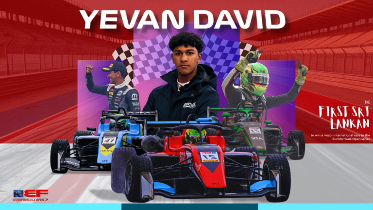 Sri Lankan Driver Yevan David Clinches Historic Euroformula Victory