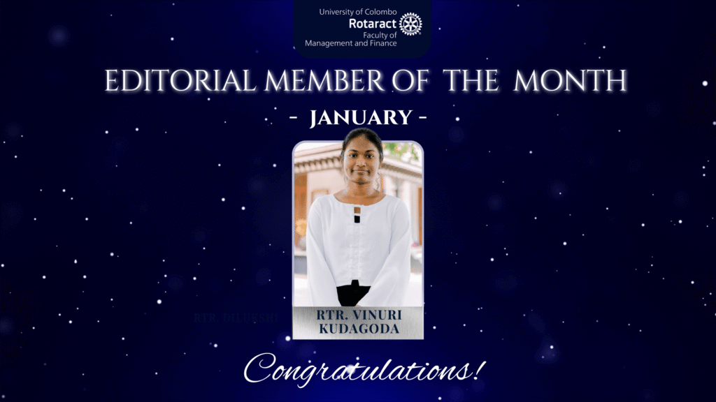 Editorial Members of the Month – January 2025