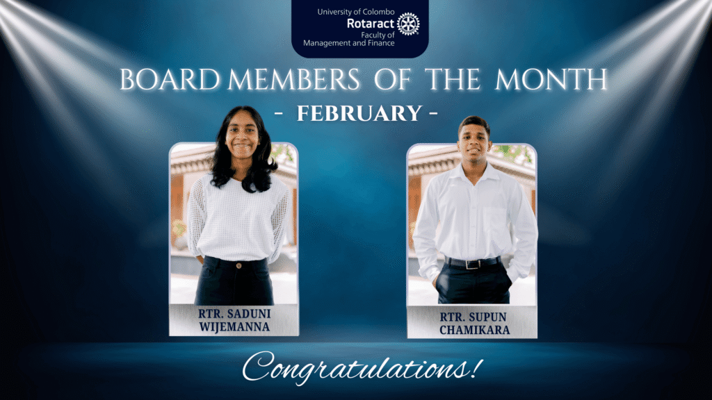 Board Members of the Month – February 2025