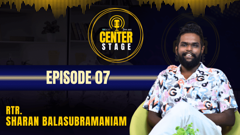 Center Stage 2025 – Rtr. Sharan Balasubramaniam